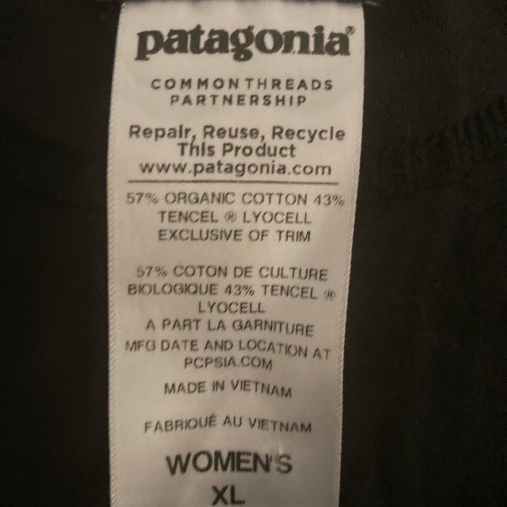 Patagonia black dress
